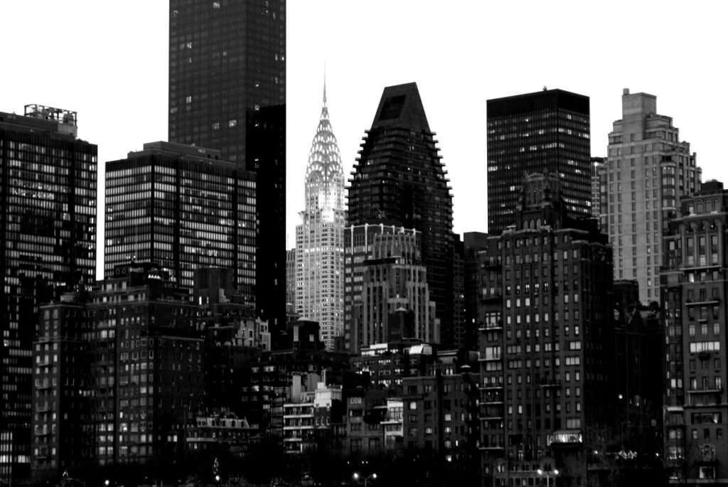 Le Chrysler Building vu depuis Roosevelt Island.