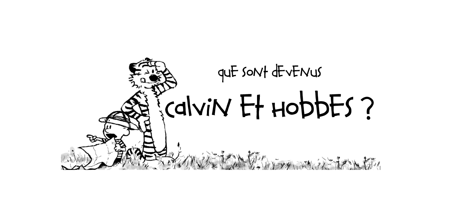 Que sont devenus Calvin et Hobbes ?