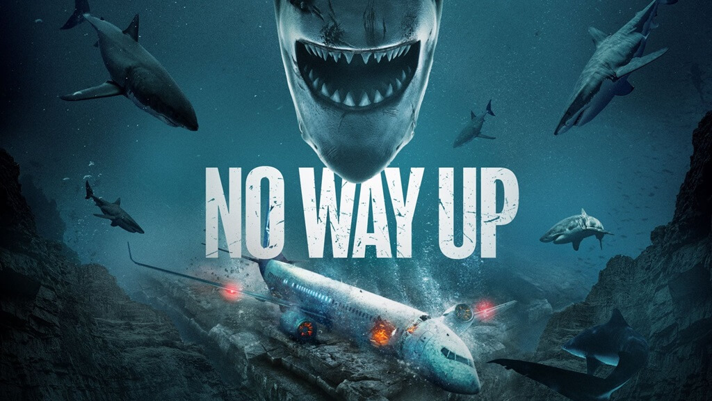 Affiche du film de requins No Way Up sorti en 2024