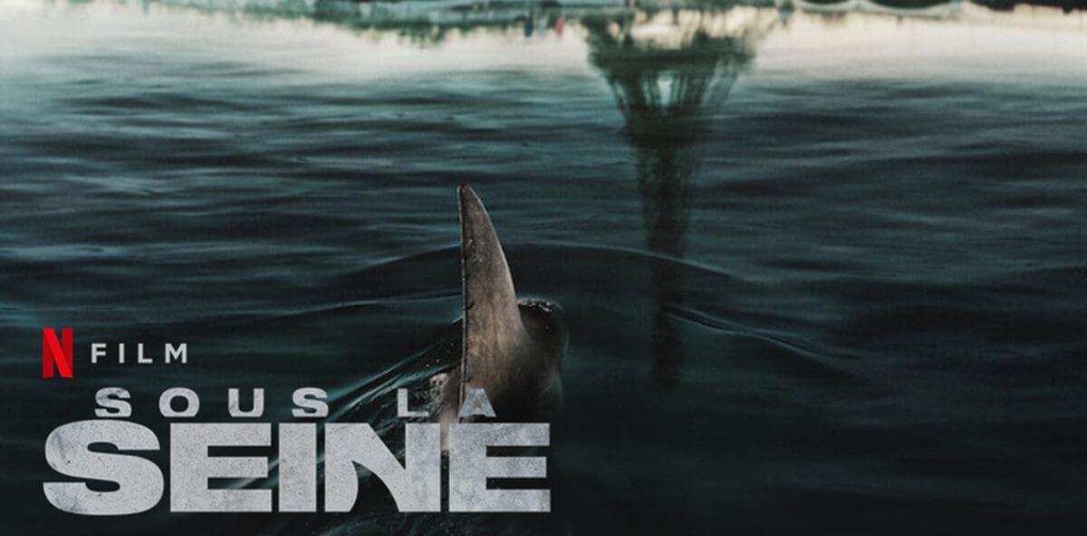 affiche du film de requins : Sous la Seine